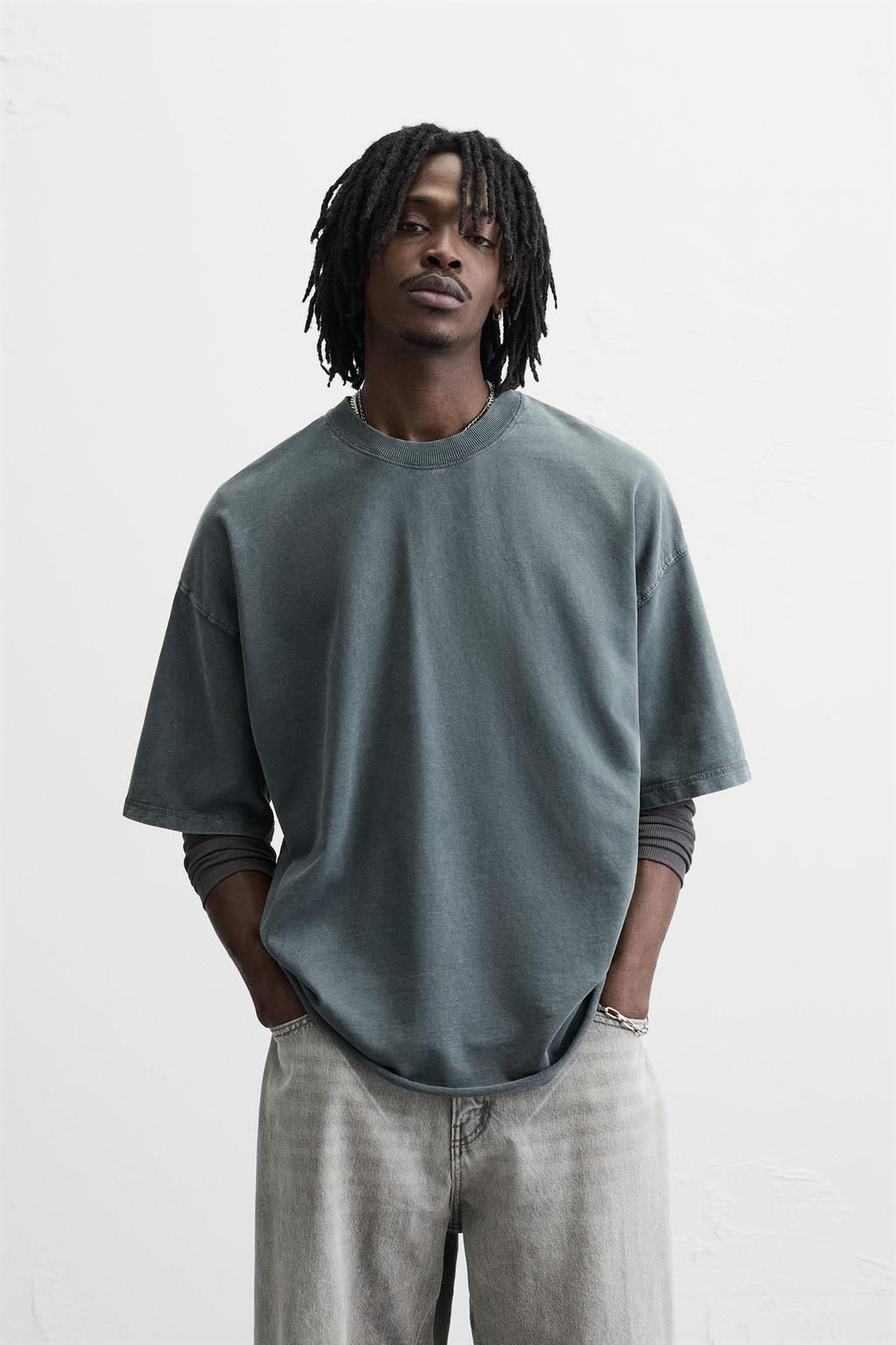 WASHED RELAXED FIT SWEATSHIRT - Zara фото 2