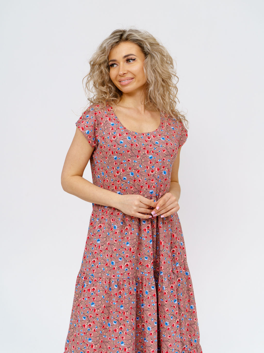 824 Платье "Коричневый"