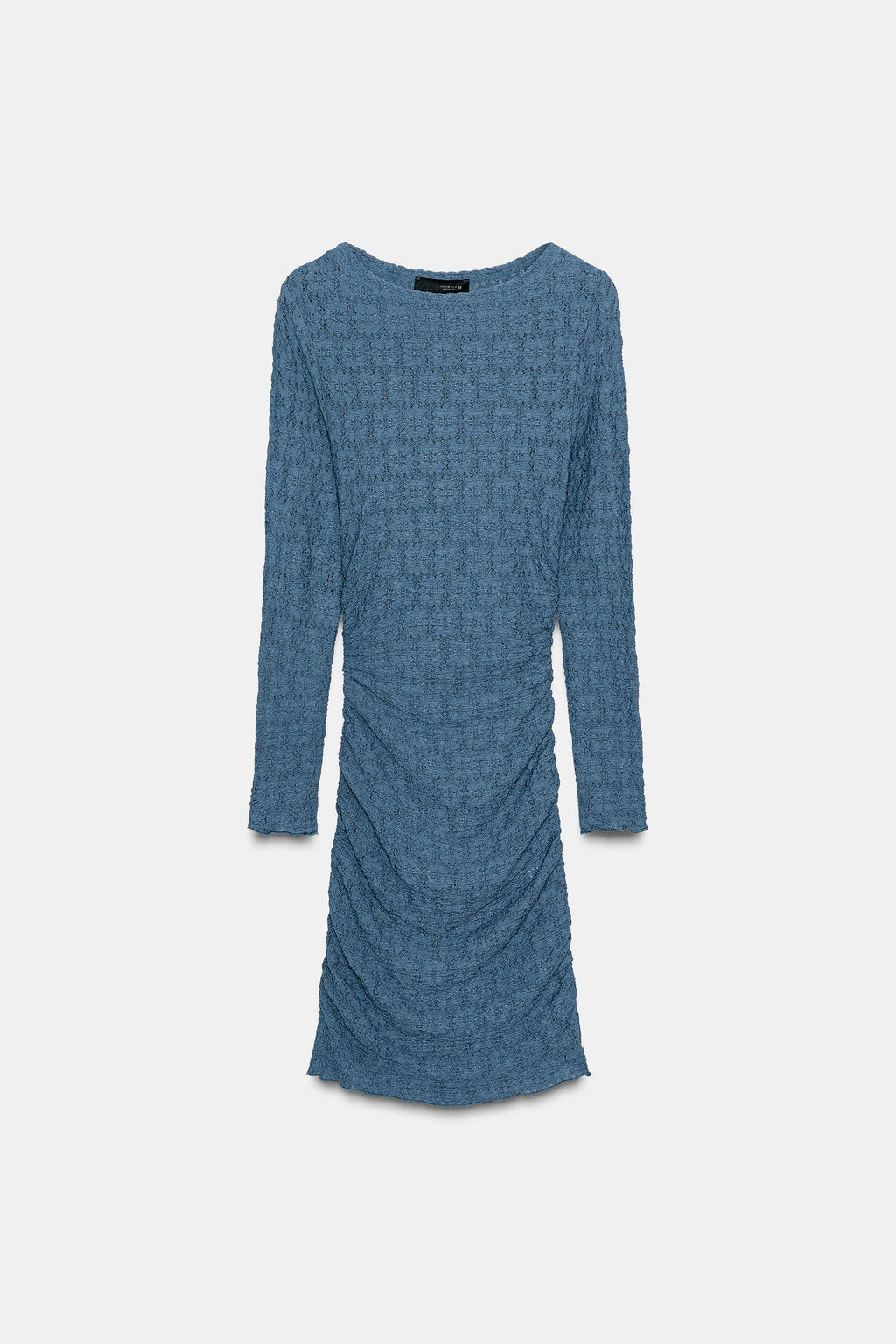 STRUCTURED DRAPED MINI DRESS - Zara фото 8