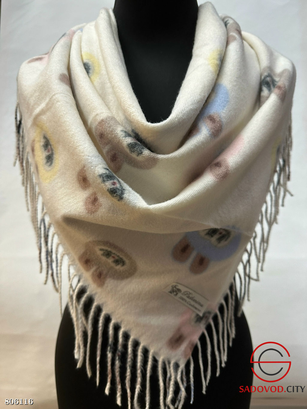 Тёплый шарф из 100% кашемира - Bruno фото 15