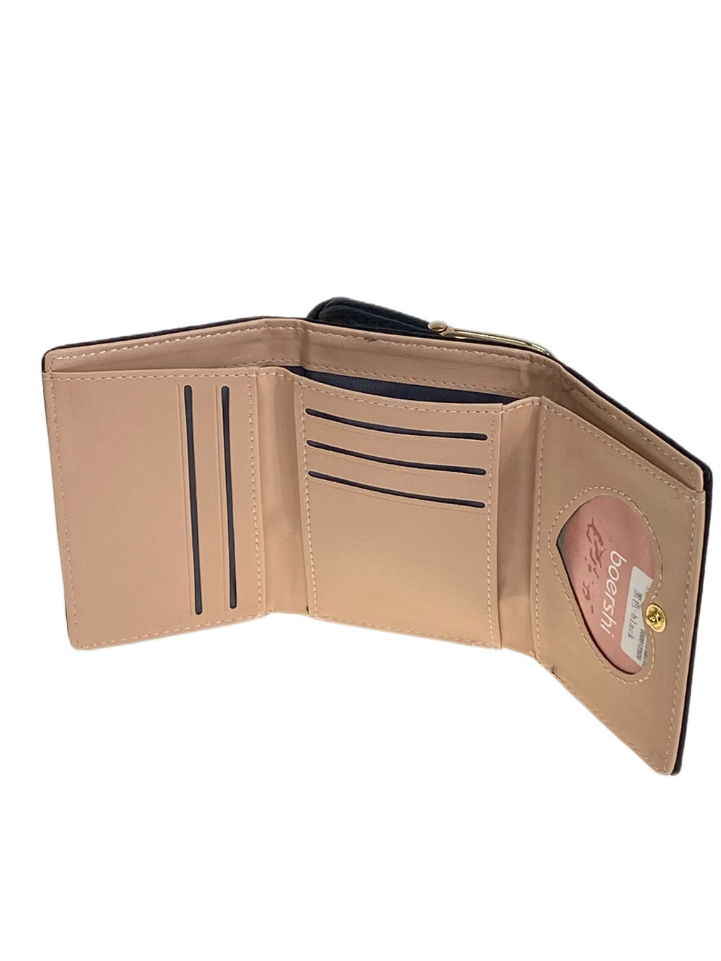 Женское портмоне из искусственной кожи, цвет черный - Greta фото 2