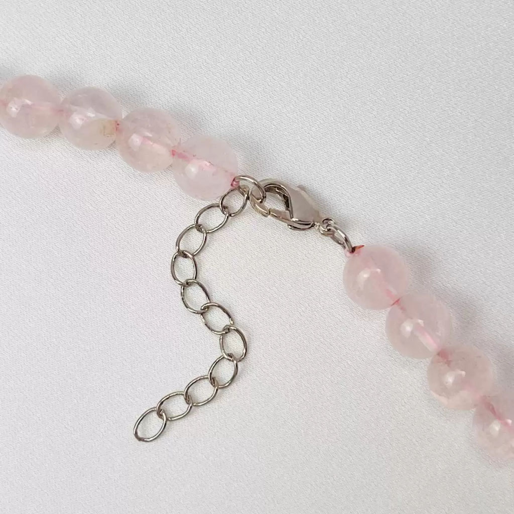Бусы из Розового кварца