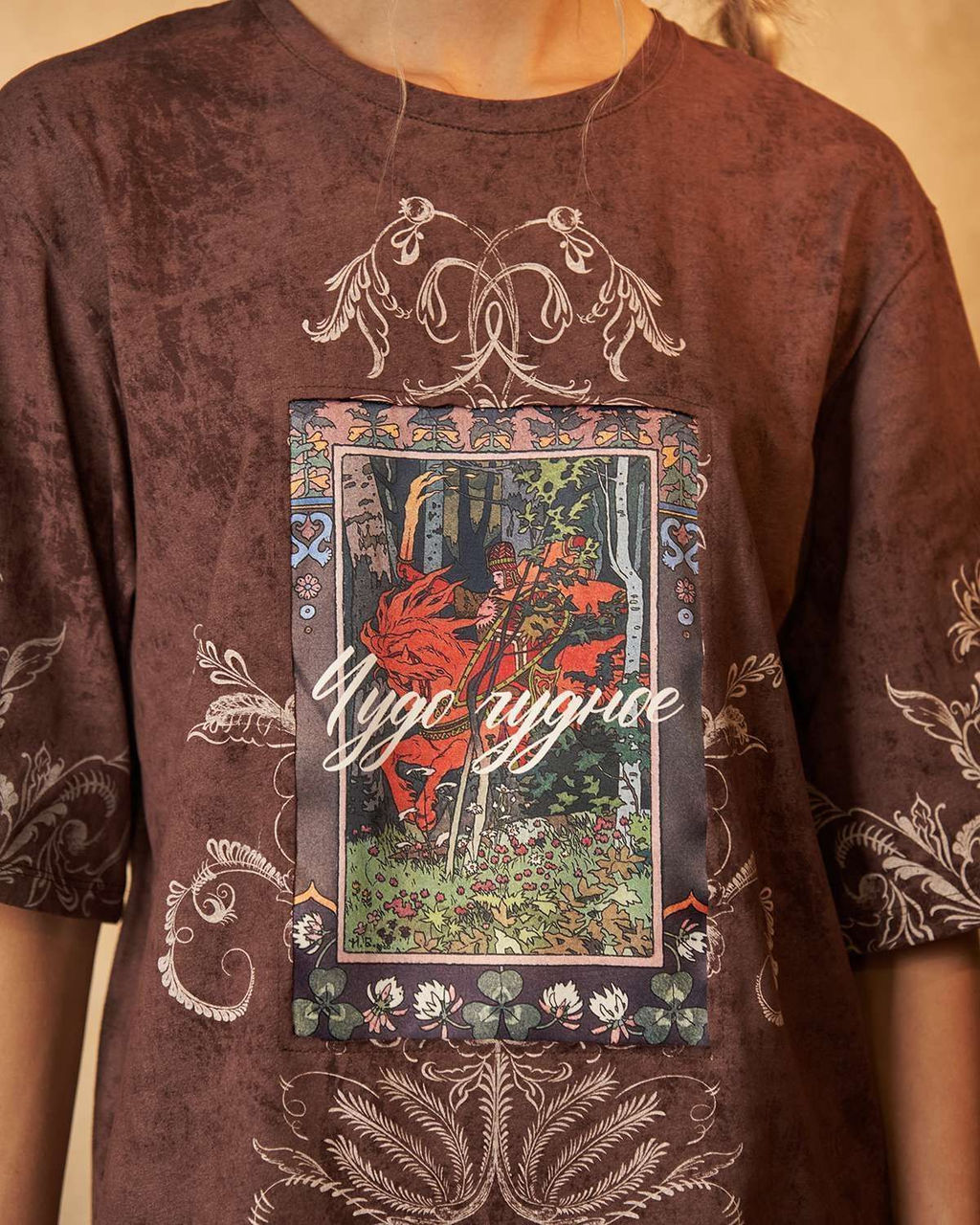 Футболка варёнка с шёлковой вставкой FRK002 - Sahar art lab фото 2