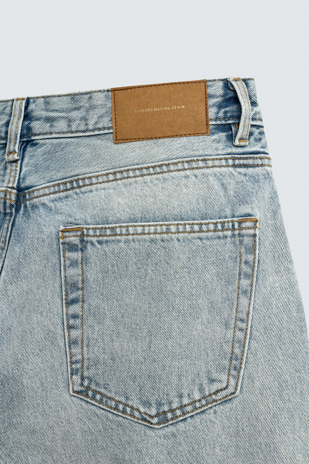 REGULAR STRAIGHT-LEG JEANS - Zara фото 10