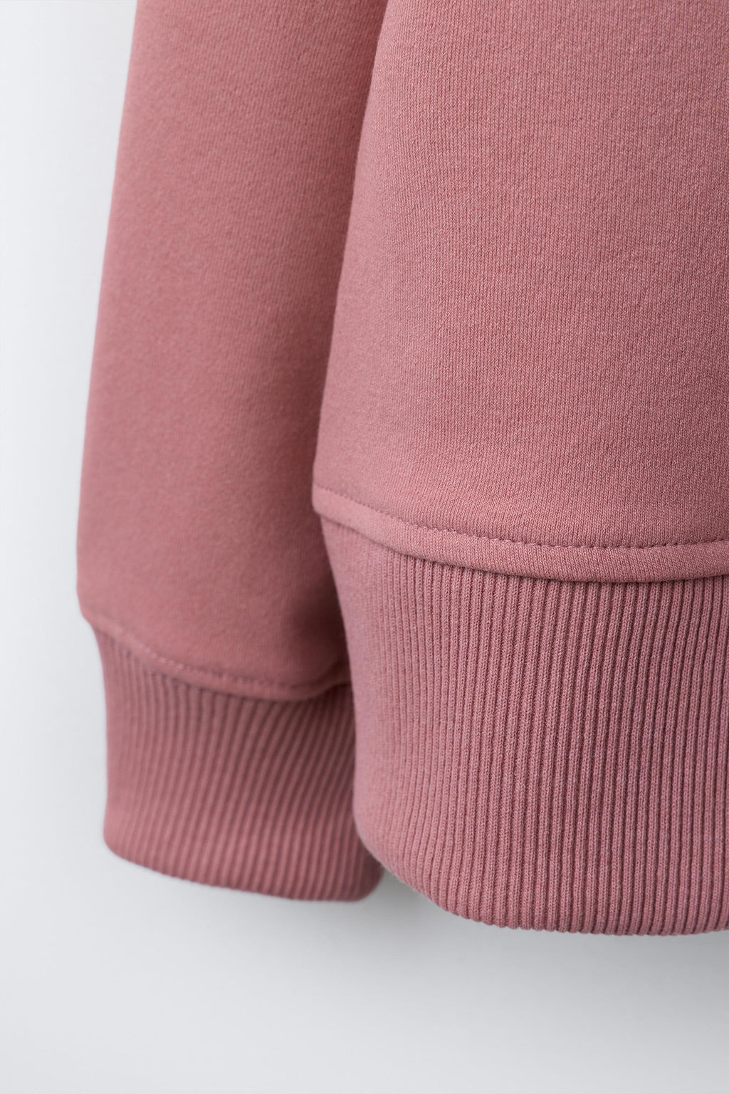 CONJUNTO INTERLOCK SUDADERA Y PANTAL?N WIDE LEG / Rosa - Zara фото 7