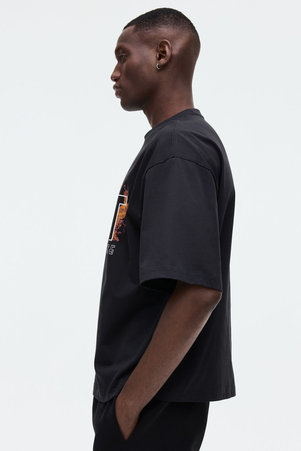 Camiseta con estampado Oversized Fit - H&m фото 6
