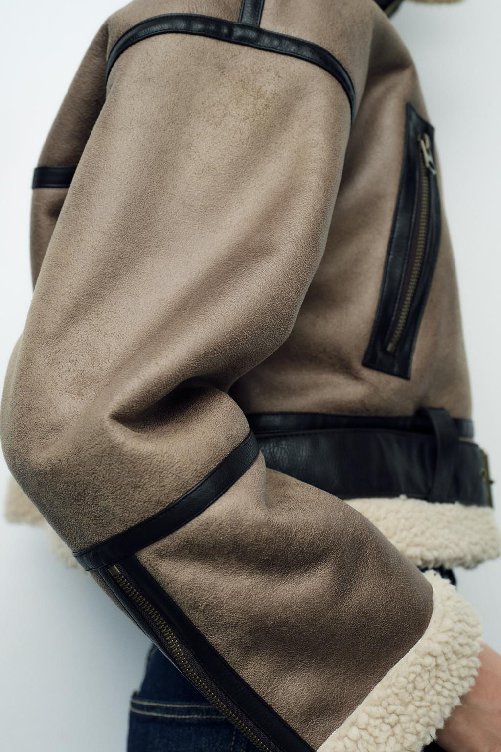 DOUBLE-FACED SHORT JACKET - Zara фото 16