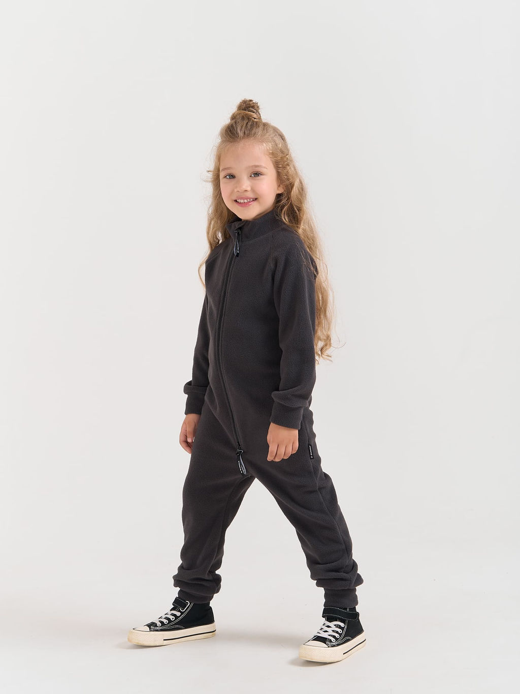 Комбинезон флисовый Антрацит - Bungly фото 8
