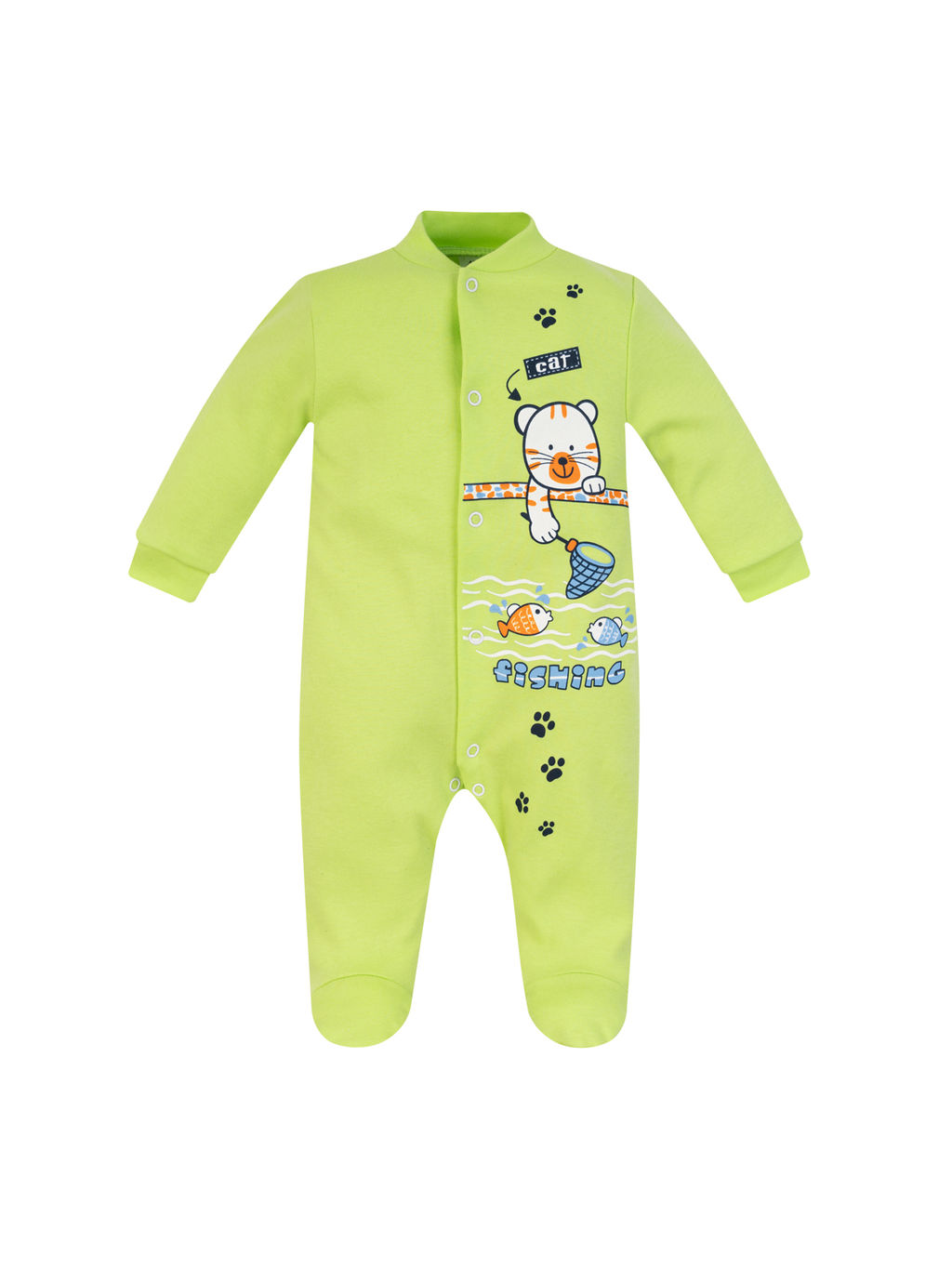 Комбинезон ясельный салатовый рыбак