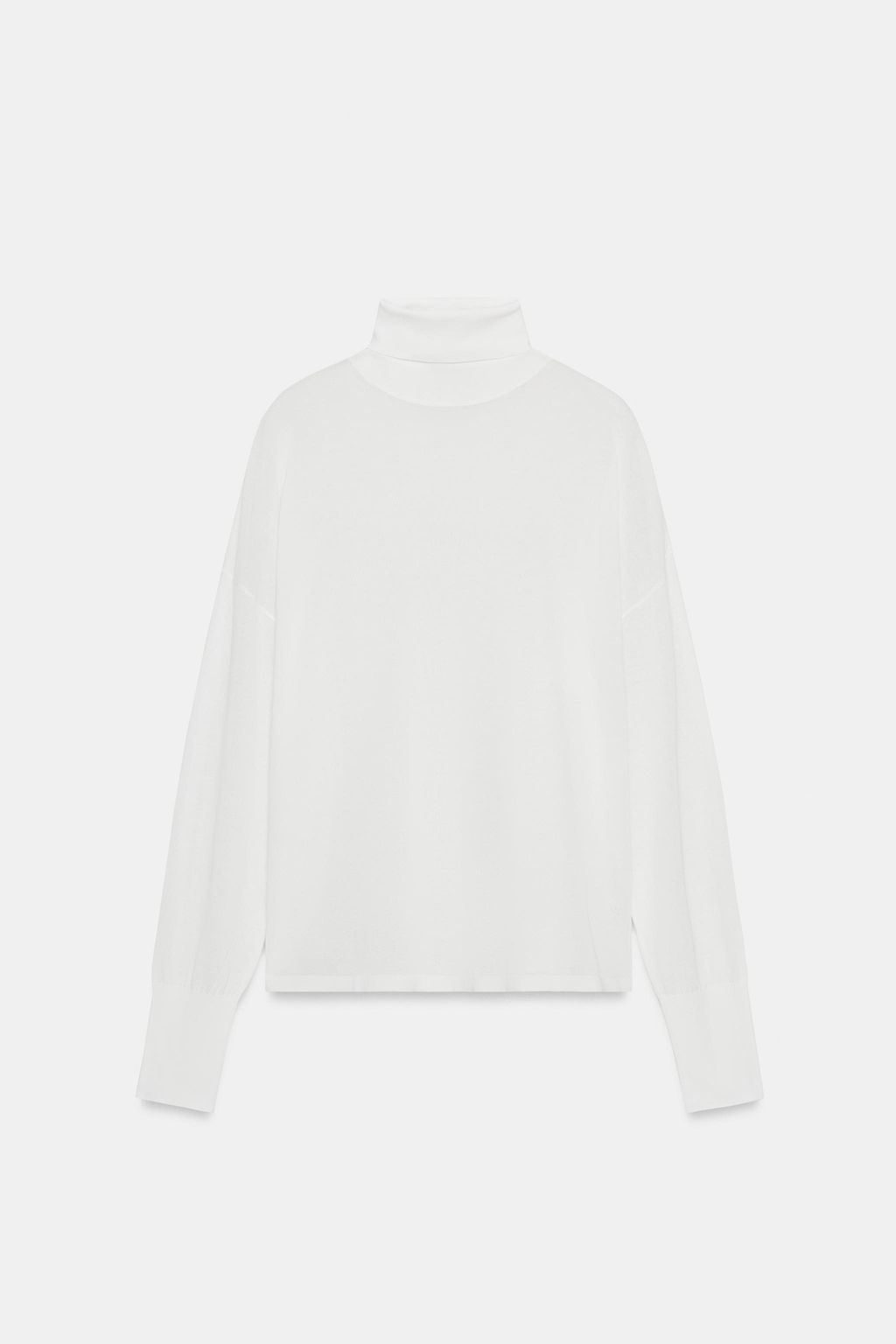 EXTRA-FINE KNIT HIGH NECK JUMPER - Zara фото 12