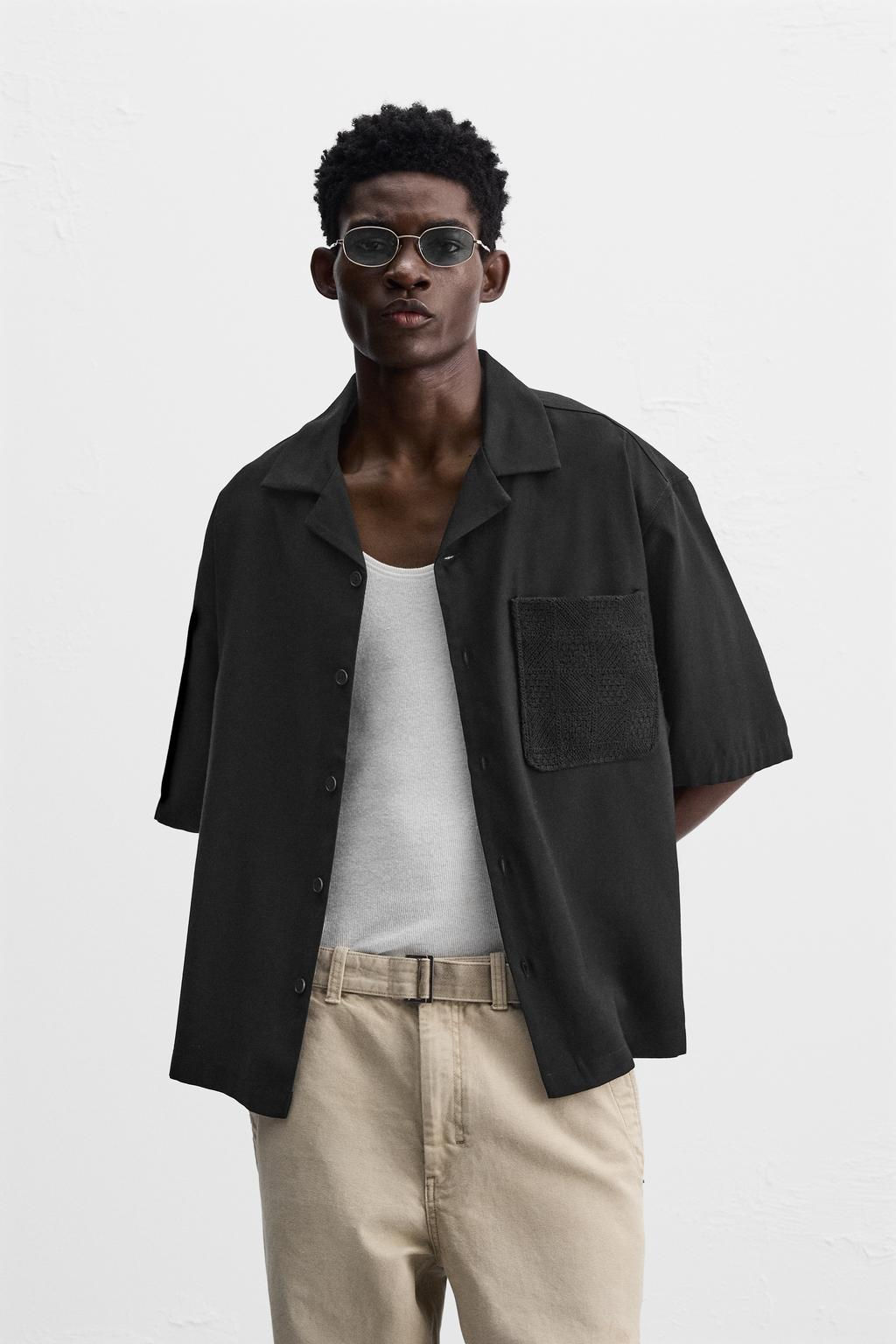 CROCHET POCKET SHIRT - Zara фото 2