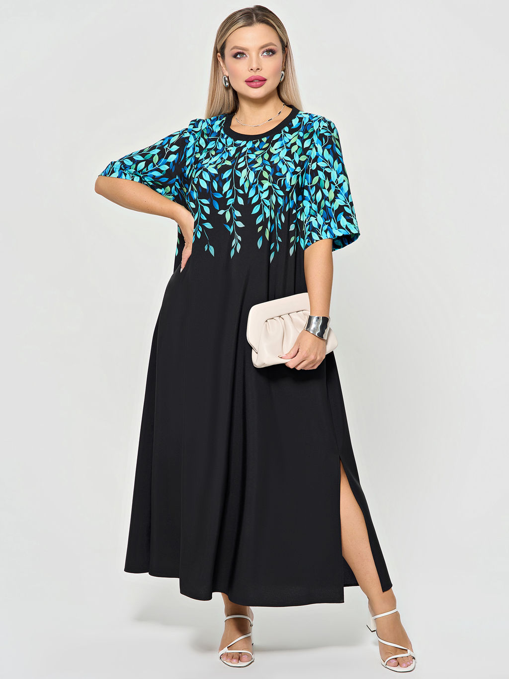 Платье 0393-1с_У черный