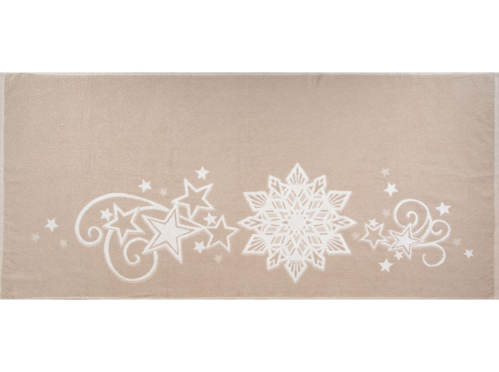 6с102.511ж2 Новогодняя сюита (лен3) Полотенце махровое 67х150см