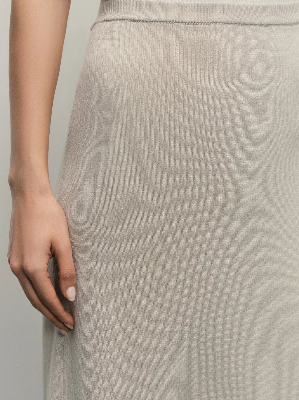 Вязаная юбка миди из вискозы / Zarina  фото 6