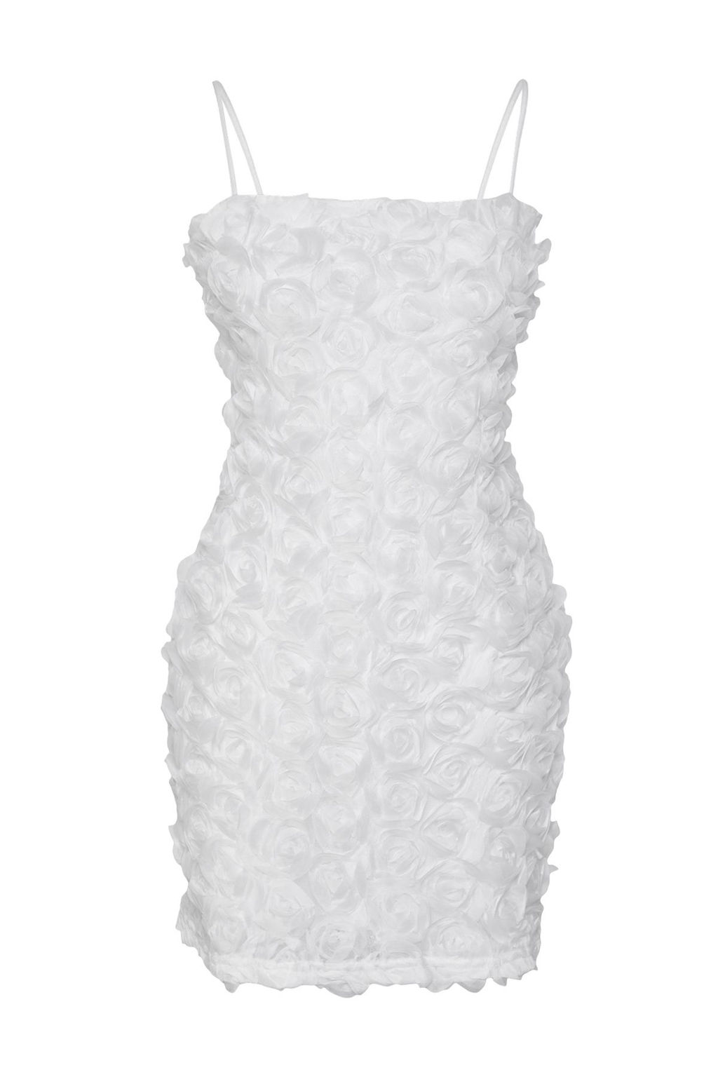 TRENDYOLMILLA Beyaz 3 Boyutlu Gul Aplike Detayl? Dugun/Nikah S?k Abiye Elbise TPRSS25EL00018  фото 7