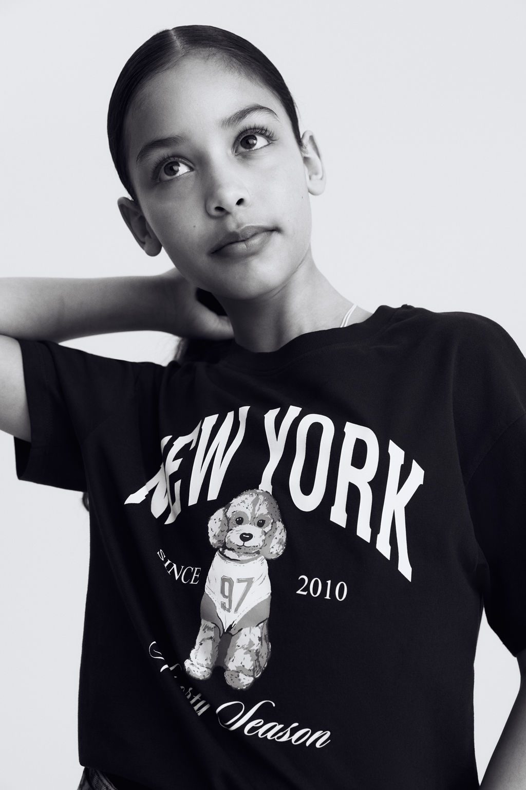 Camiseta estampada de algod?n - H&m фото 10