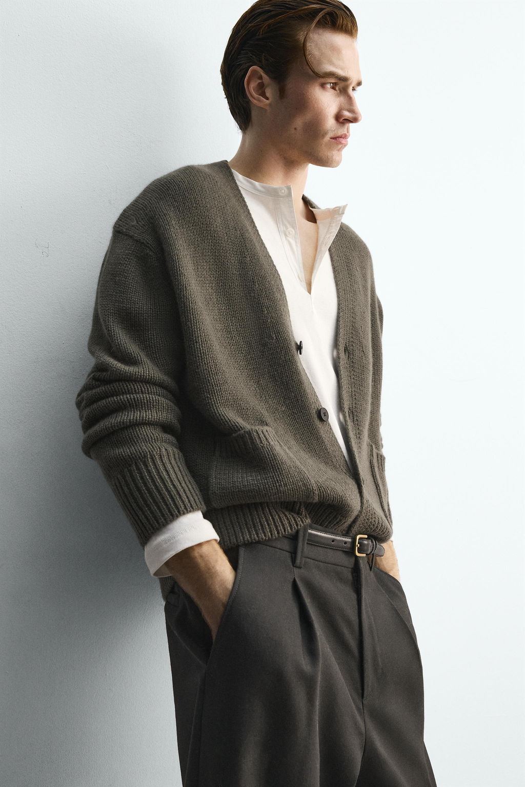 WOOL - CASHMERE LIMITED EDITION CARDIGAN - Zara фото 6