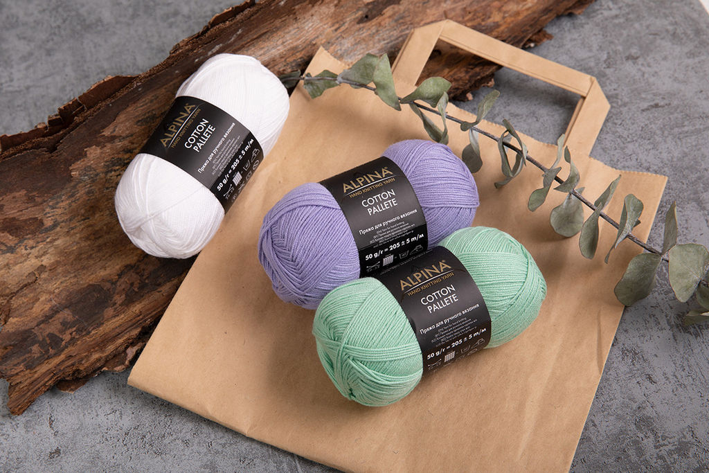 Пряжа ALPINA COTTON PALLETE 50% хлопок, 50% акрил 10 шт. х 50 г 205 м 5 м