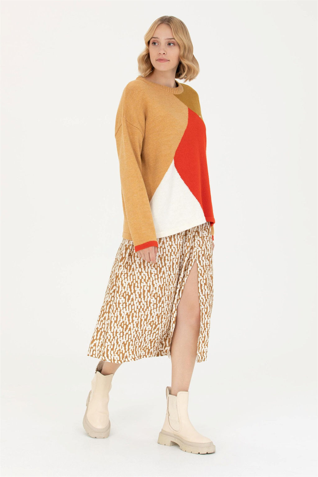 U. S. Polo Assn Женская тканая юбка светло-хаки - U.s. polo assn фото 3