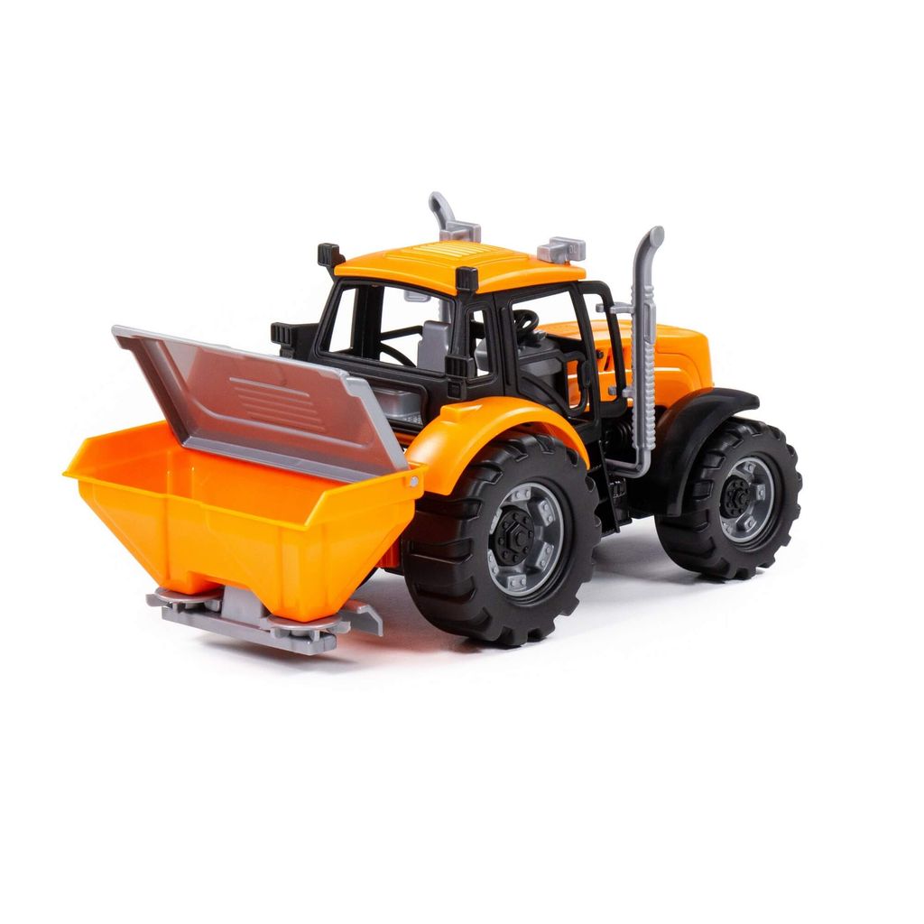 Трактор Прогресс сельскохозяйственный инерционный (оранжевый) (в коробке) - Полесье фото 5