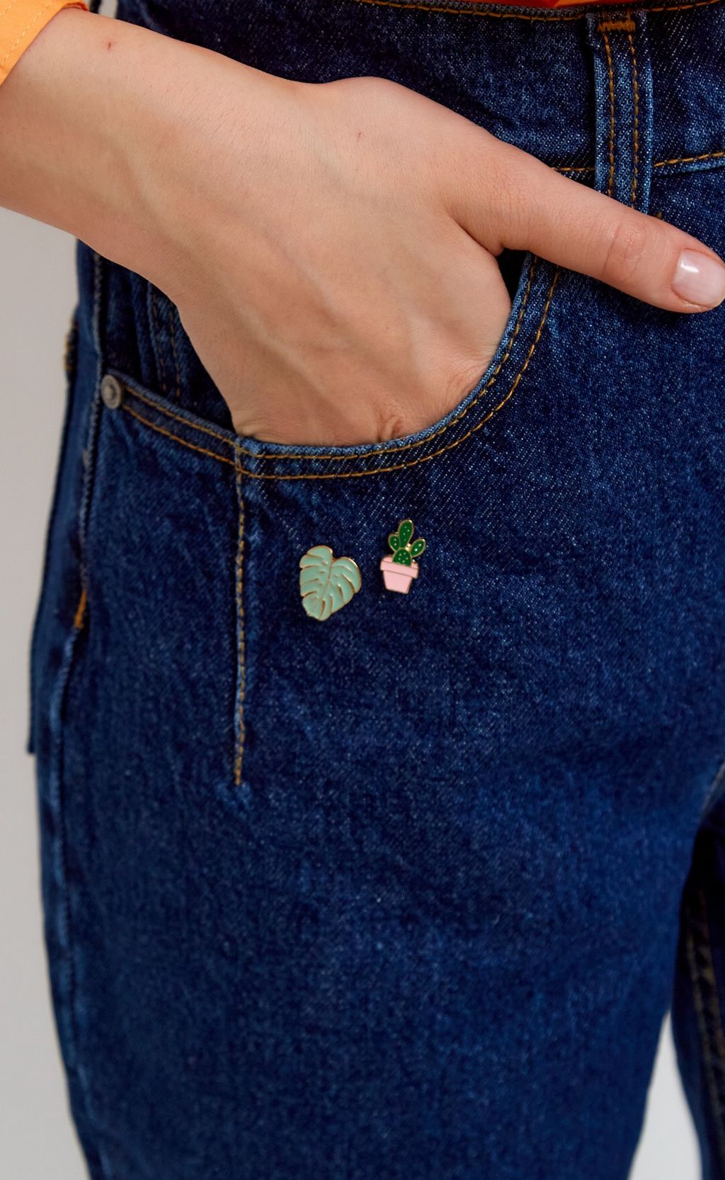 Джинсы F922-0115 d.blue - Fine joyce фото 7