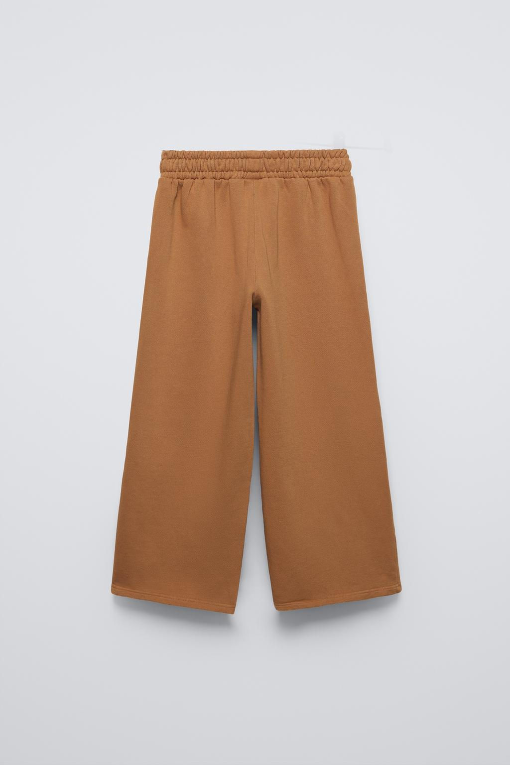 PLUSH HOODIE AND WIDE-LEG TROUSERS SET - Zara фото 6