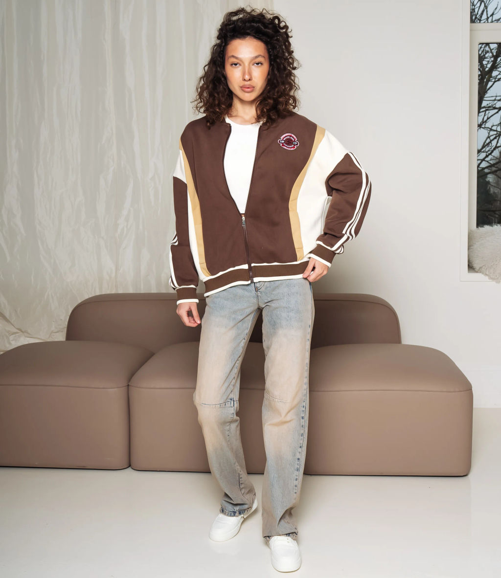 Бомбер #КТ2611 (2), коричневый