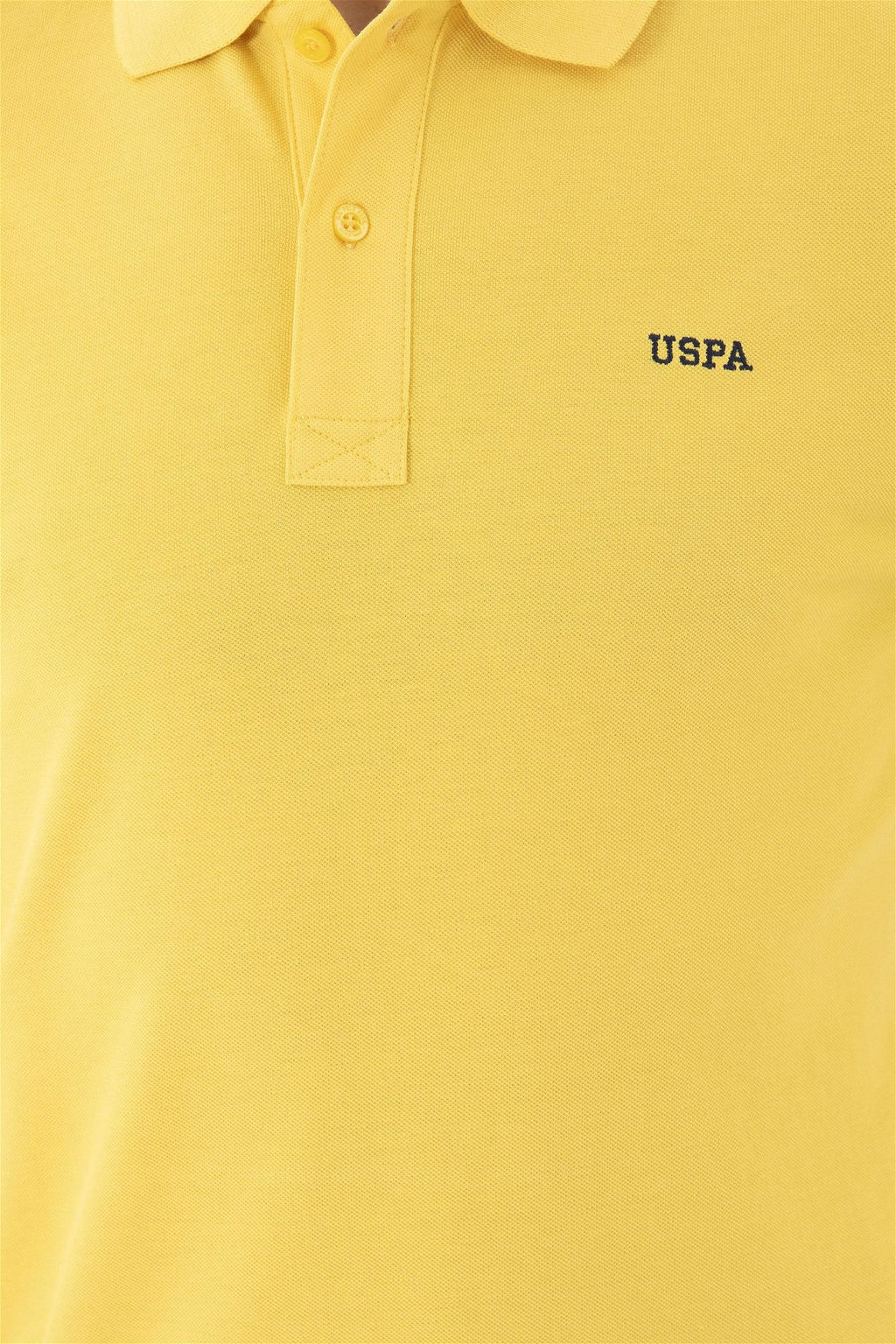 Мужская желтая базовая футболка - U.s. polo assn фото 7