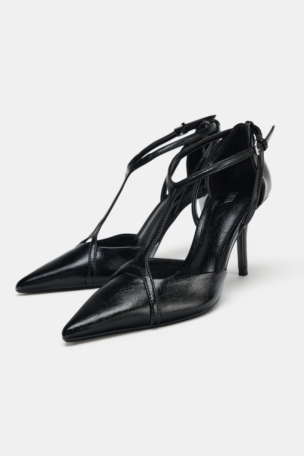 HIGH-HEEL SHOES WITH ANKLE STRAP - Zara фото 3