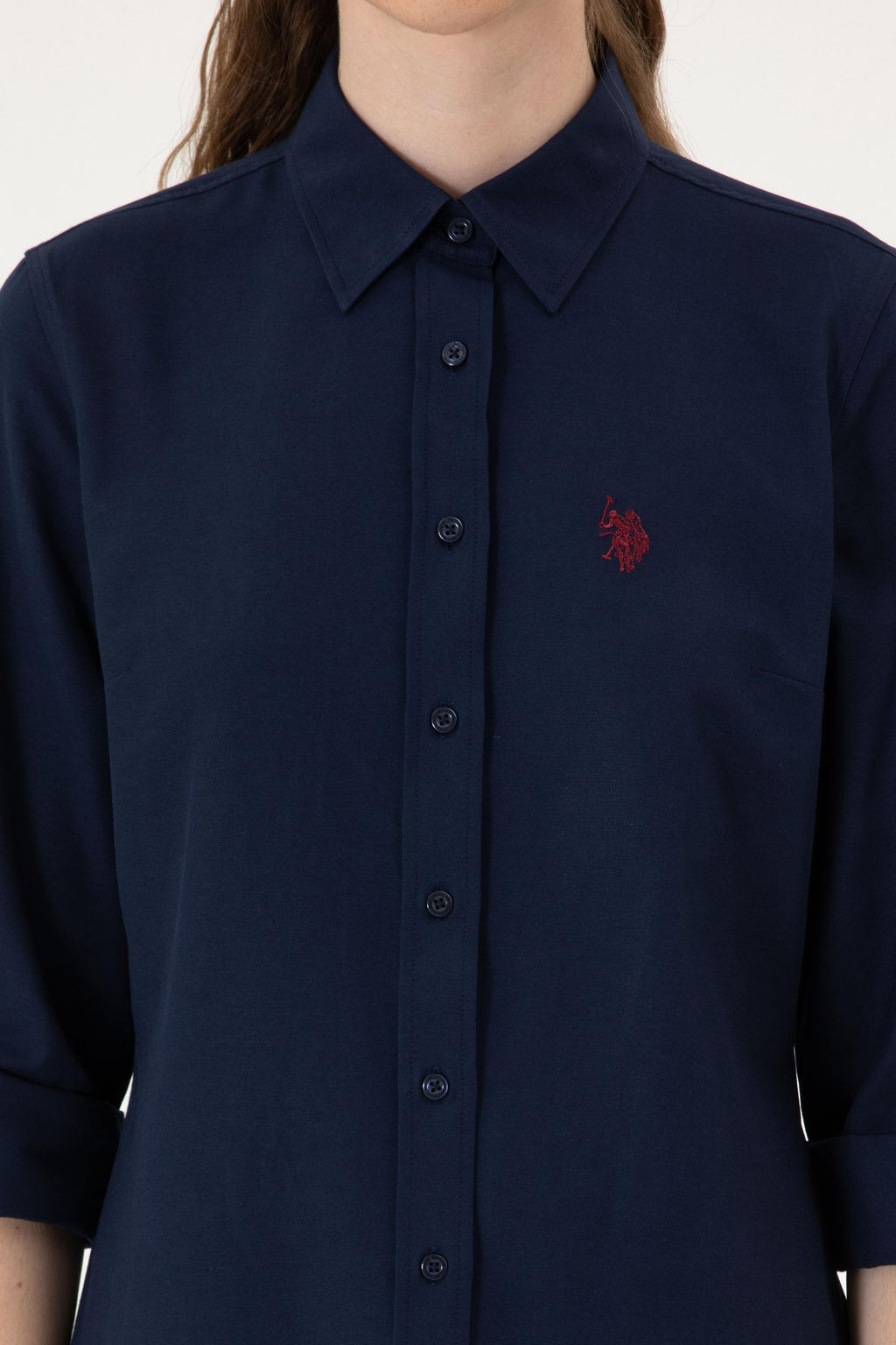 Kad_n Lacivert Uzun Kollu Basic G_mlek Sepette S_rpriz _ndirim - U.s. polo assn фото 6