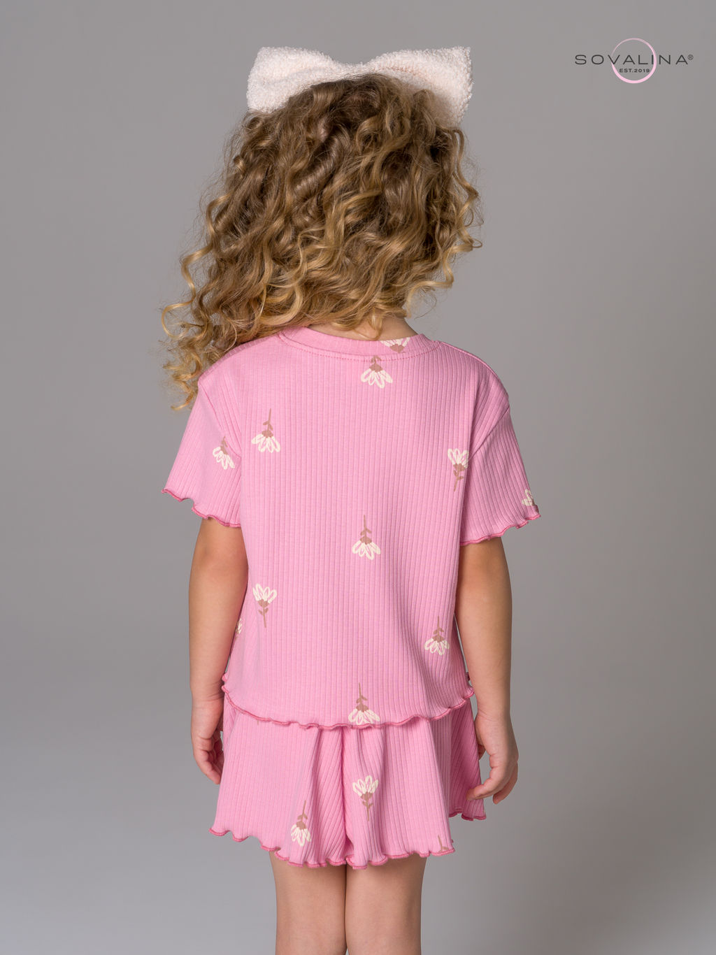 Пижама Элли астра на пудре - Sovalina фото 8