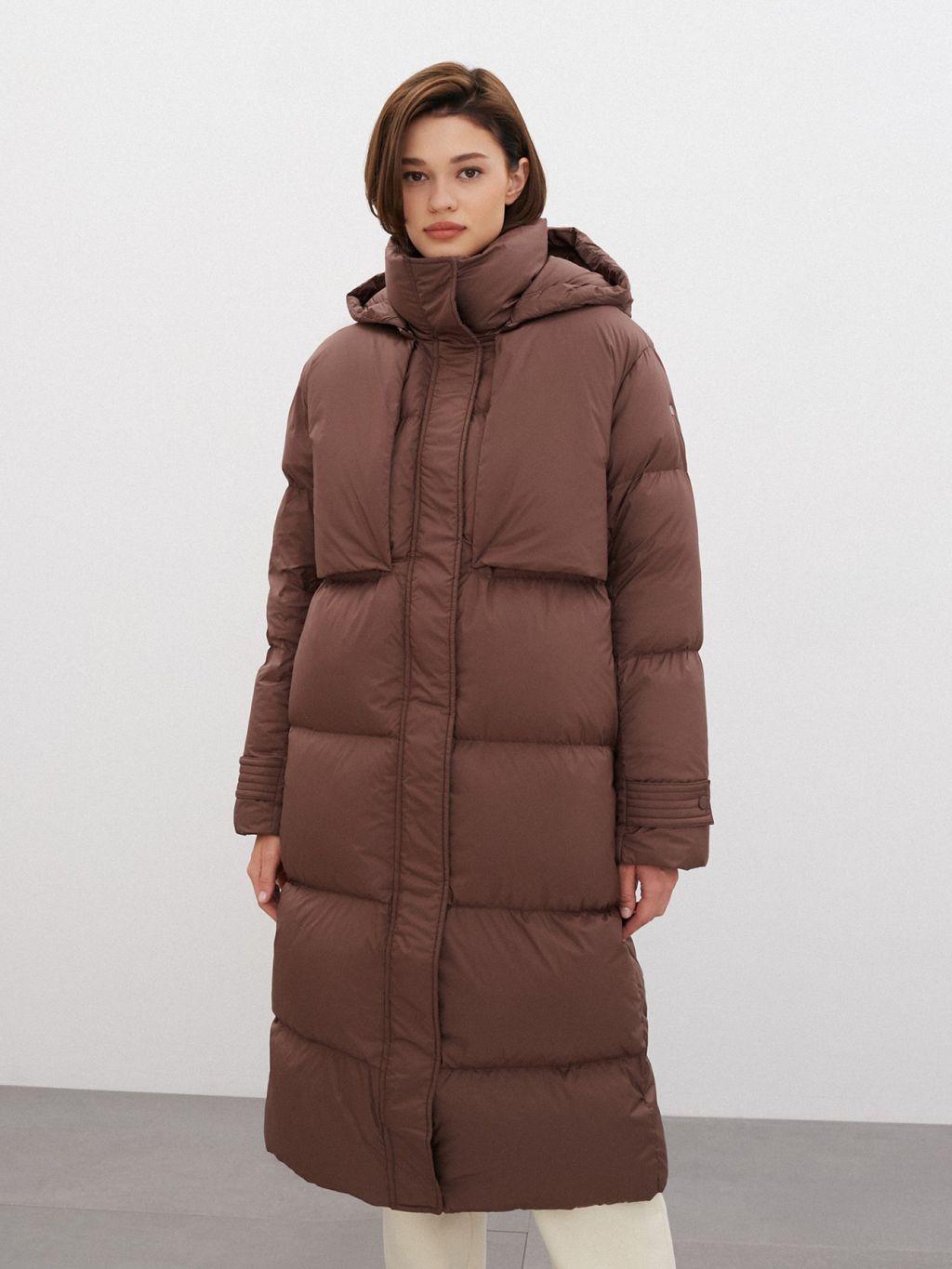 Conso/WDL 220543 - coffee Пуховое Пальто  фото 2