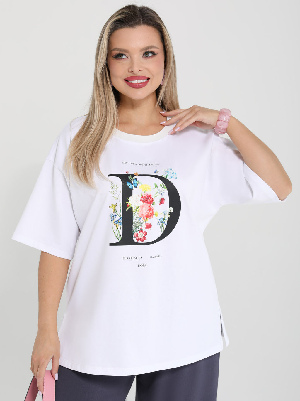 Футболка 95% хлопок, 5% эластан - Dora фото 83