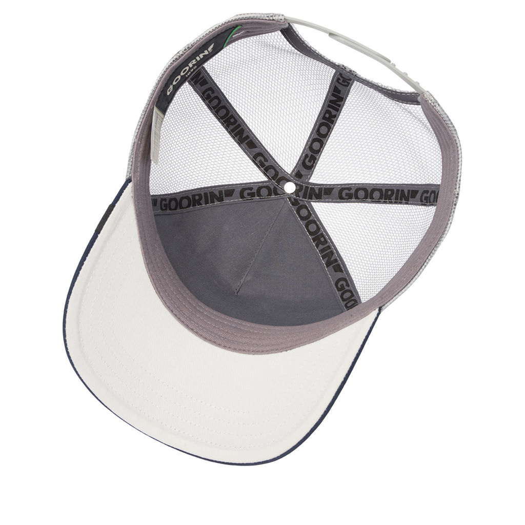 Бейсболка GOORIN BROTHERS арт. 101-2283 (серый / темно-синий) фото 3