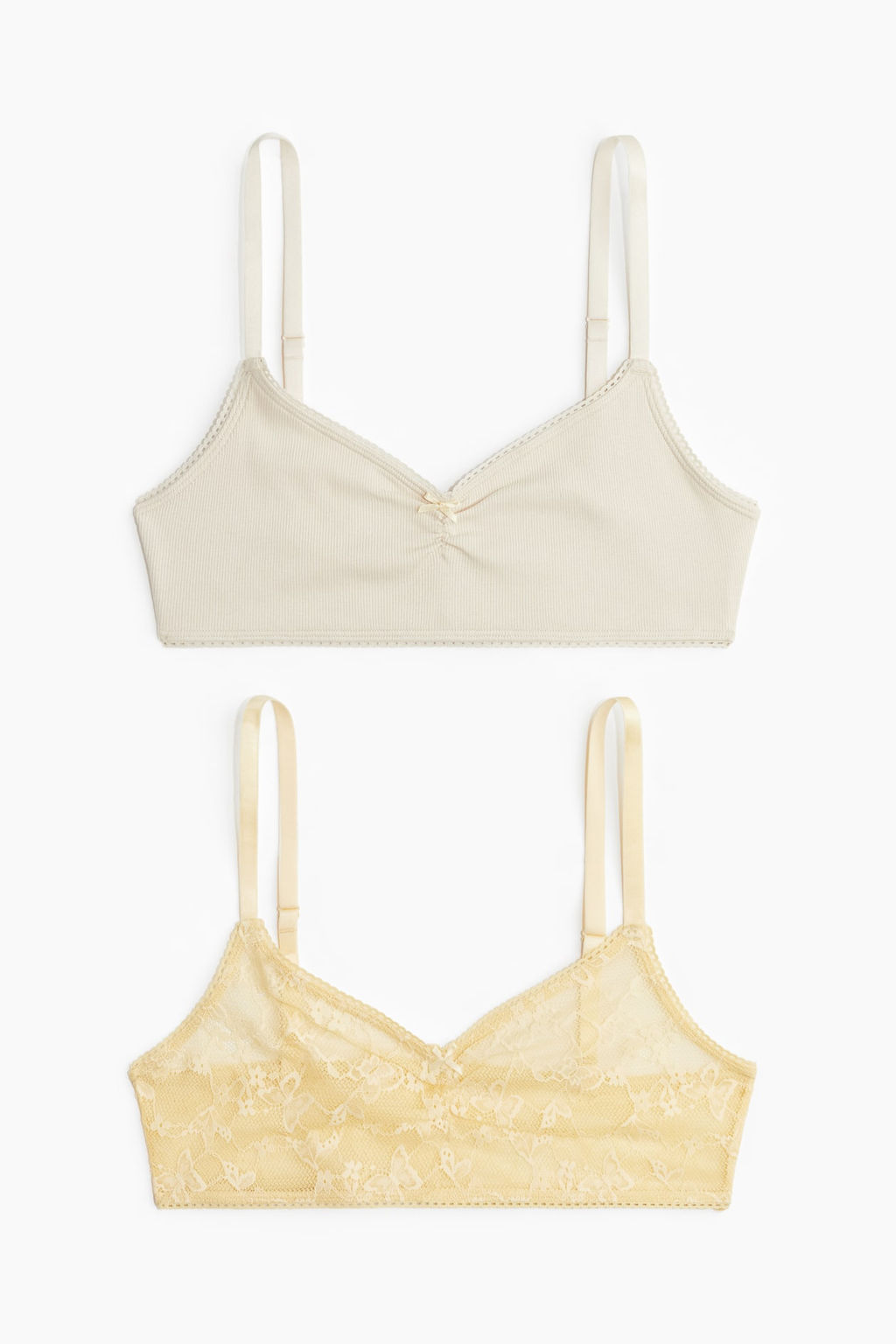 Pack de 2 bralettes sin relleno - H&m фото 4