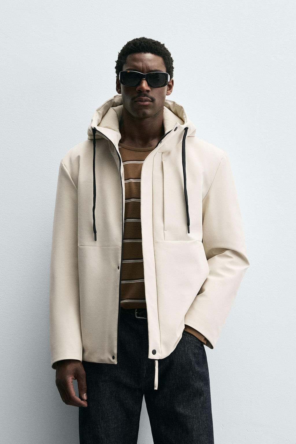 TECHNICAL HOODED JACKET - Zara фото 2