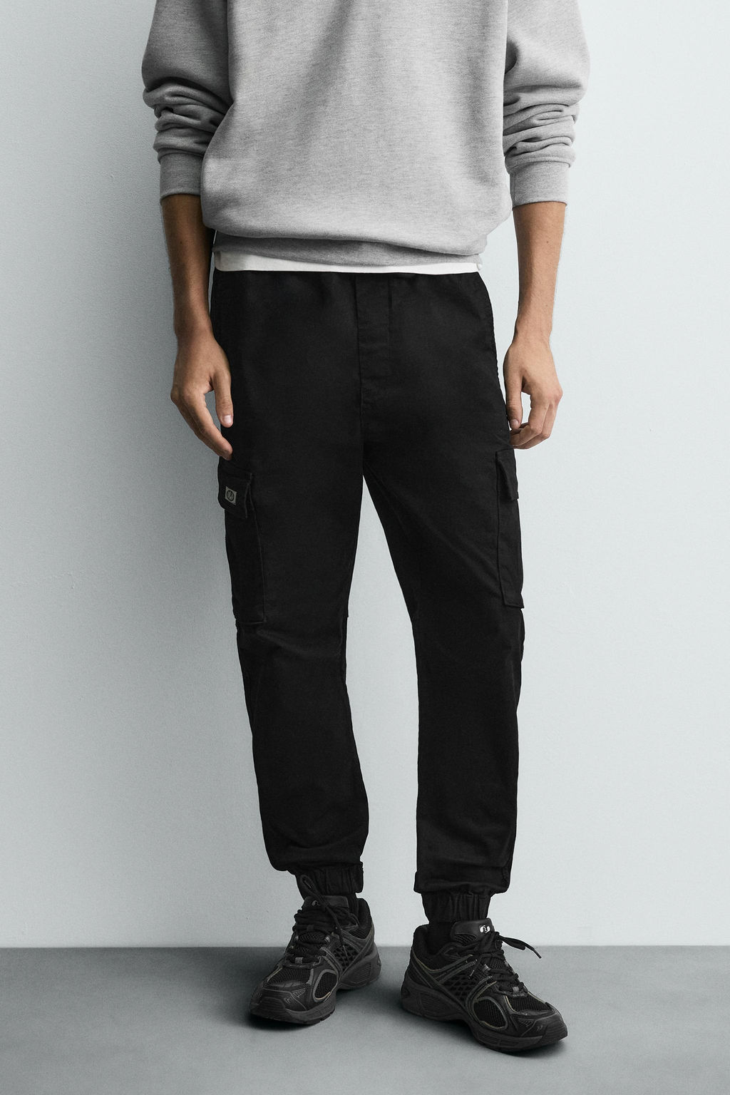 PANTAL?N CARGO SLIM FIT / Negro - Zara фото 11