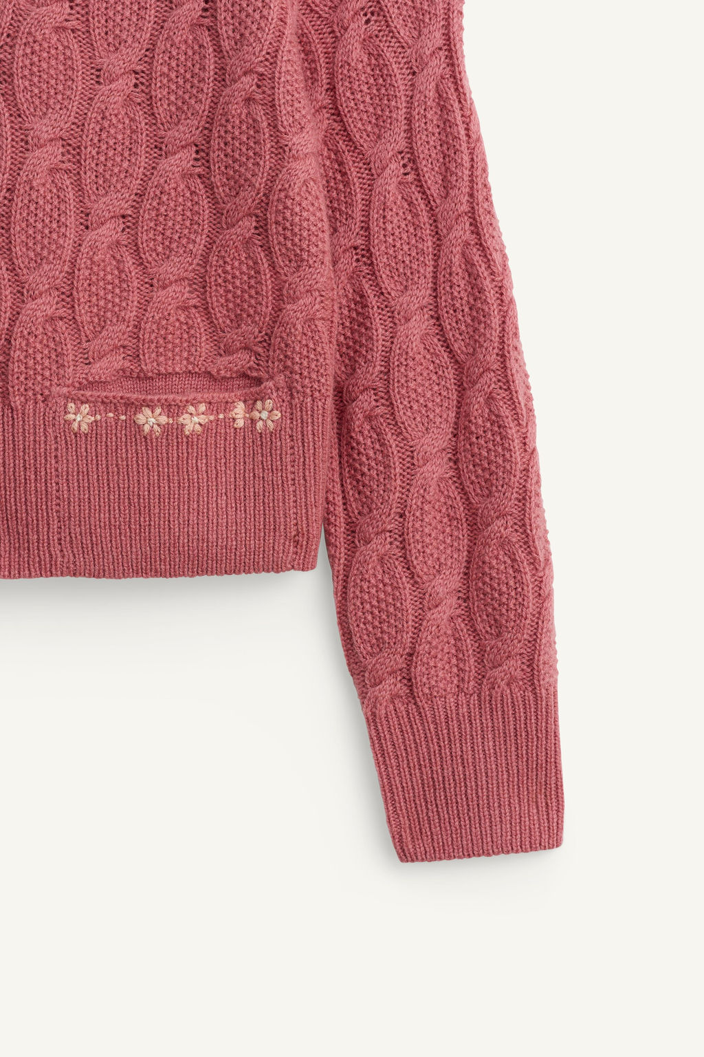 100% WOOL CABLE KNIT POLO SHIRT LIMITED EDITION - Zara фото 8