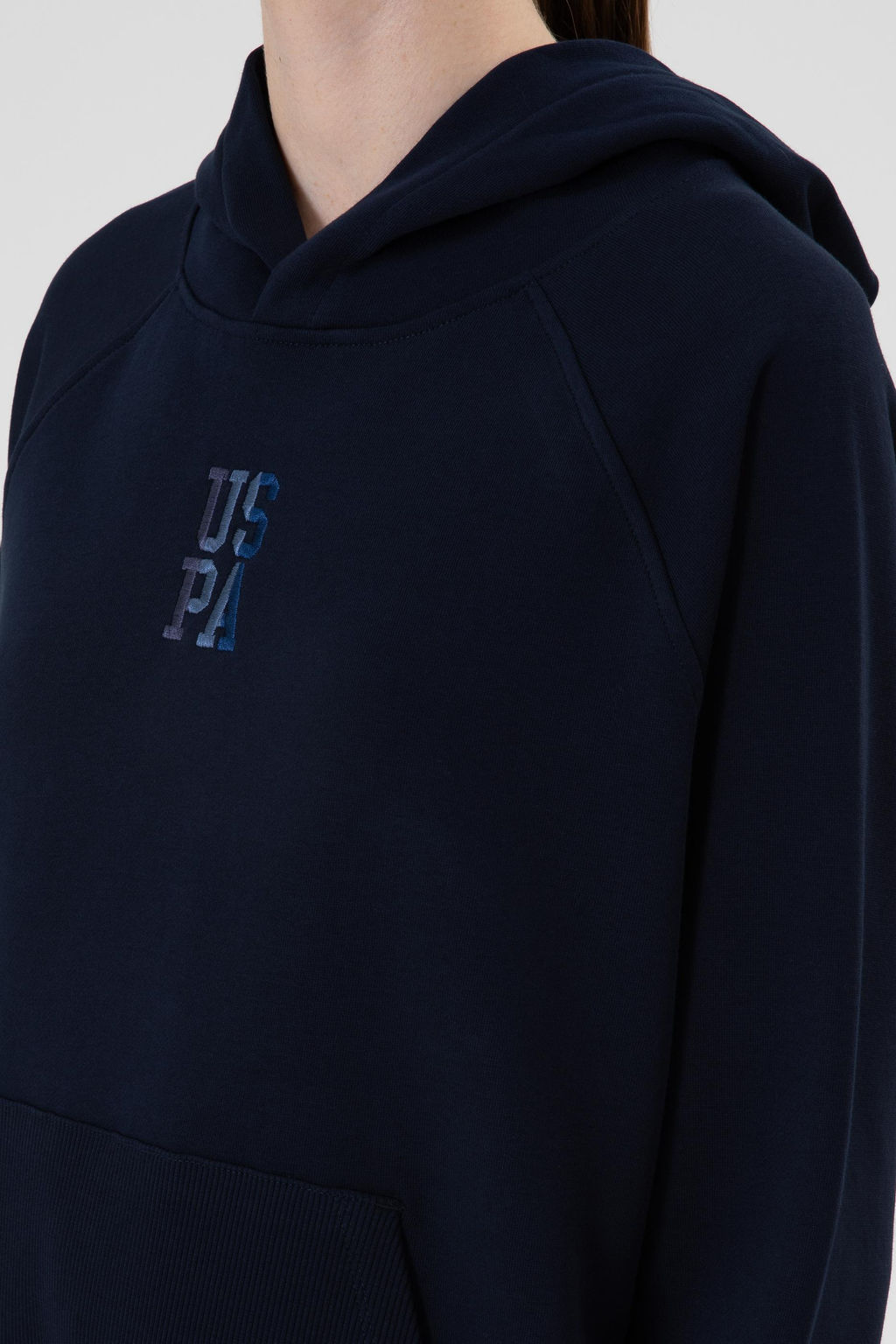 Kad_n Lacivert Sweatshirt Sepette S_rpriz _ndirim - U.s. polo assn фото 7