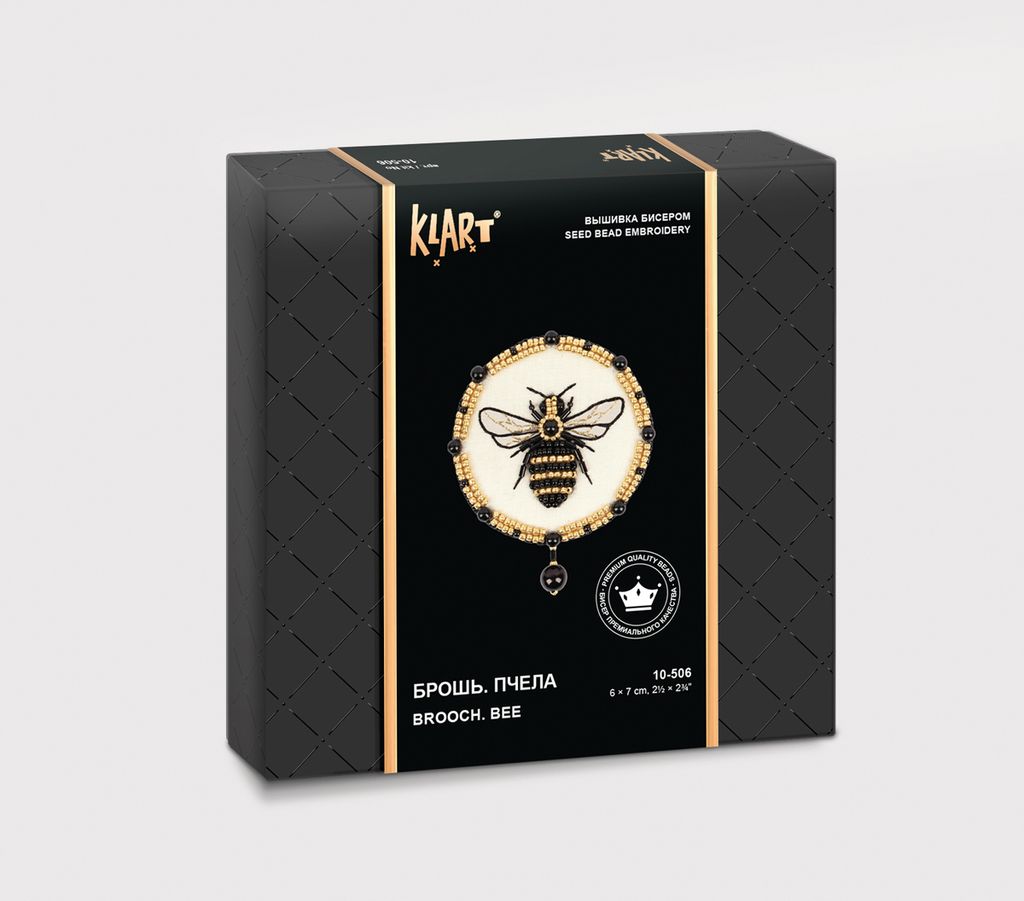 Klart набор для вышивания 10-506 Брошь. Пчела 7 х 6 см