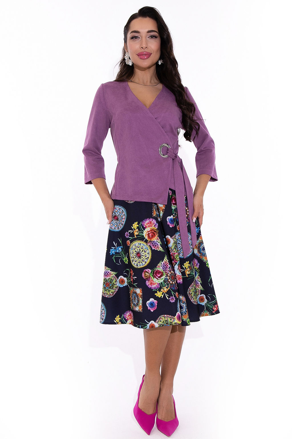 Костюм Византи (сиреневый) - Эльза фото 3