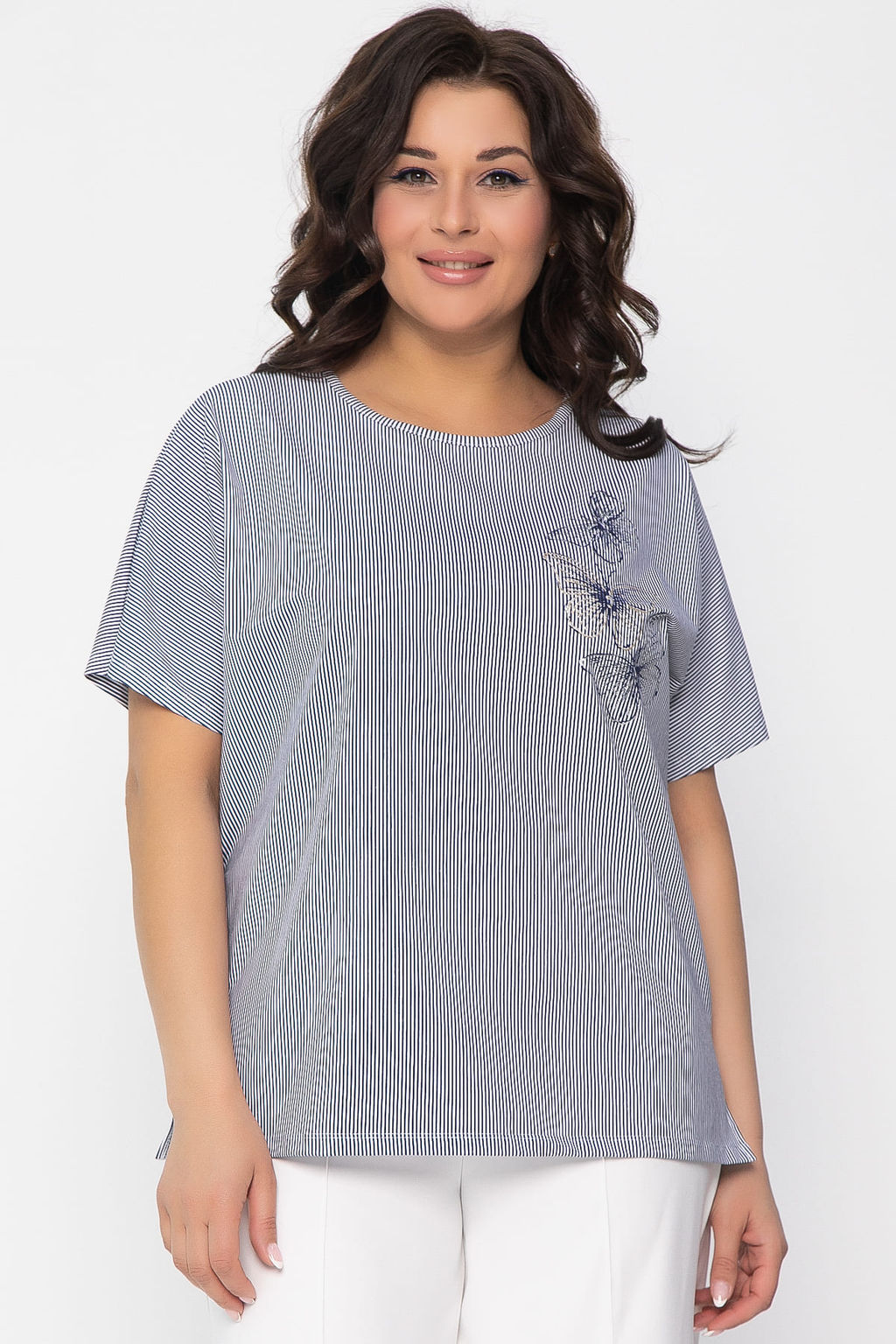 Блуза Мара(белая) Б13495-20М - Lt collection фото 5