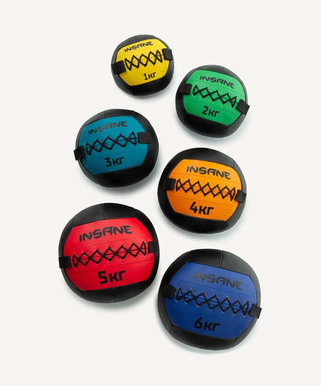 Медбол INSANE IN24-WB100 2 кг, зеленый  фото 4