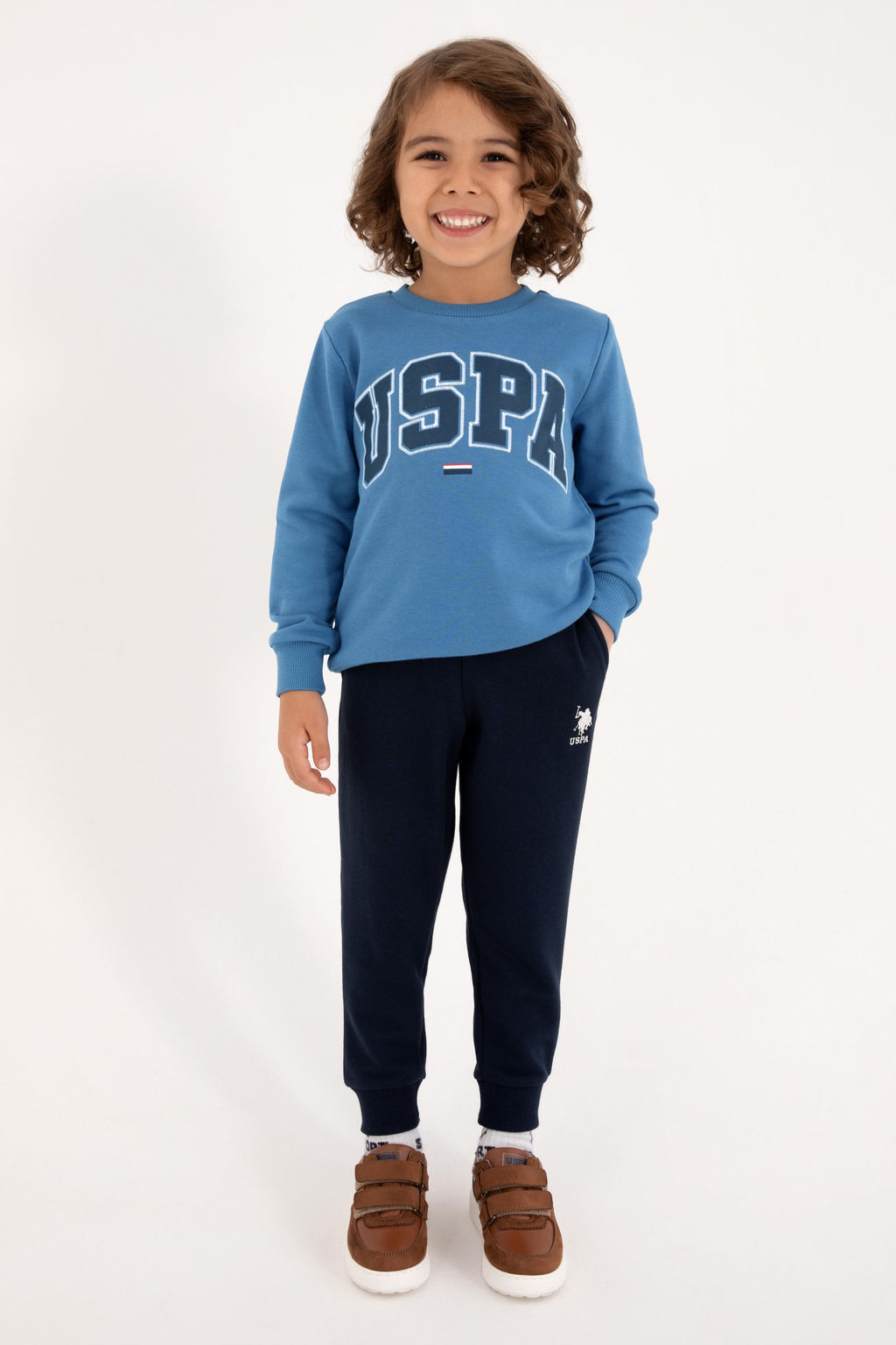 Erkek _ocuk Mavi Pijama Tak_m_ Sepette S_rpriz _ndirim - U.s. polo assn фото 9