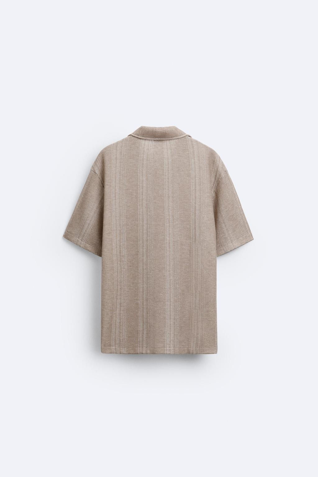CIZGILI JACQUARD GOMLEK - Zara фото 7