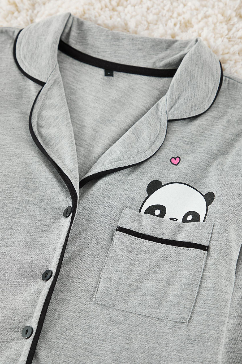 Trendyolmilla Lila Pamuklu Panda Bask?l? Orme Pijama Tak?m? THMAW21PT0245  фото 34
