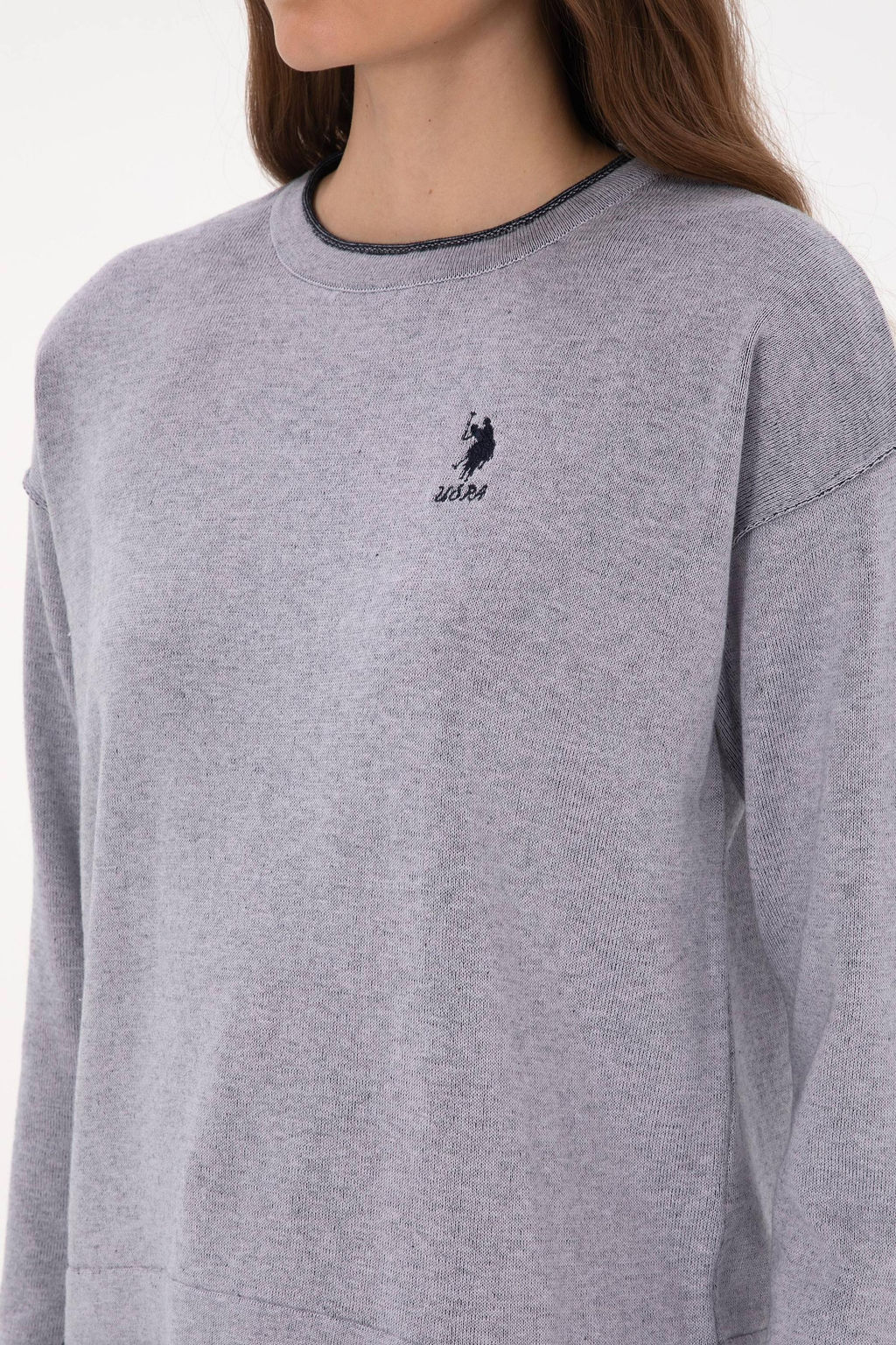 Kad_n Mor Bisiklet Yaka Kazak - U.s. polo assn фото 7