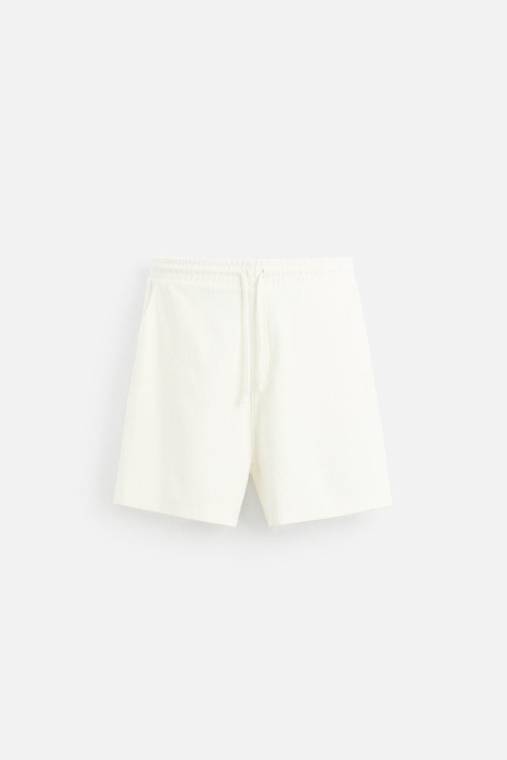 TEXTURE JOGGER BERMUDA SHORTS - Zara фото 7