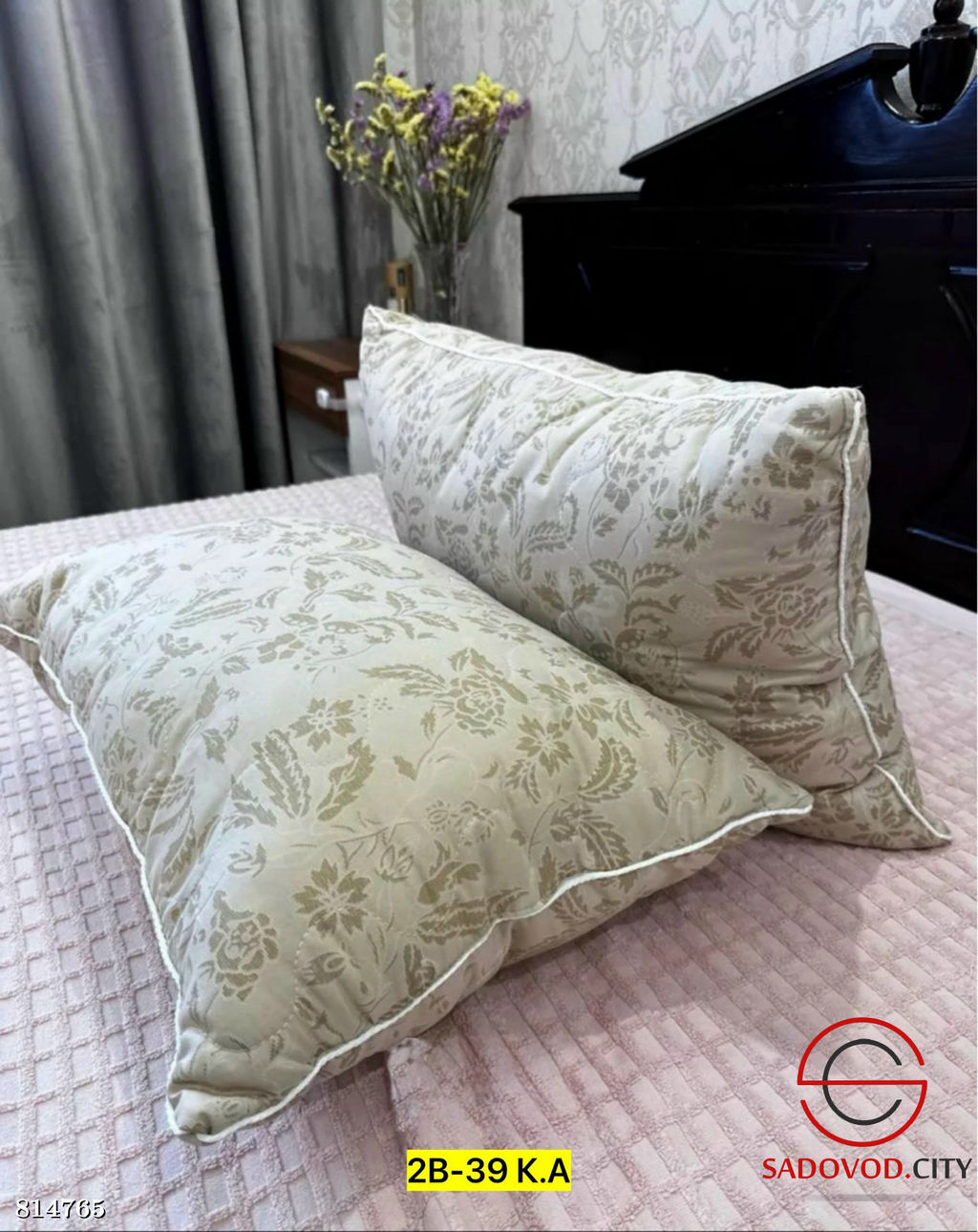 Подушка для сна из хлопка и льняного волокна