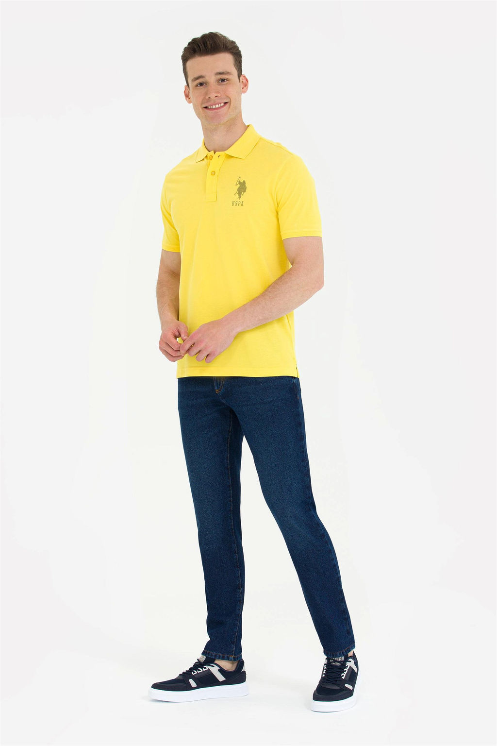 Мужские темно-синие джинсовые брюки Неожиданная скидка в корзине - U.s. polo assn фото 3